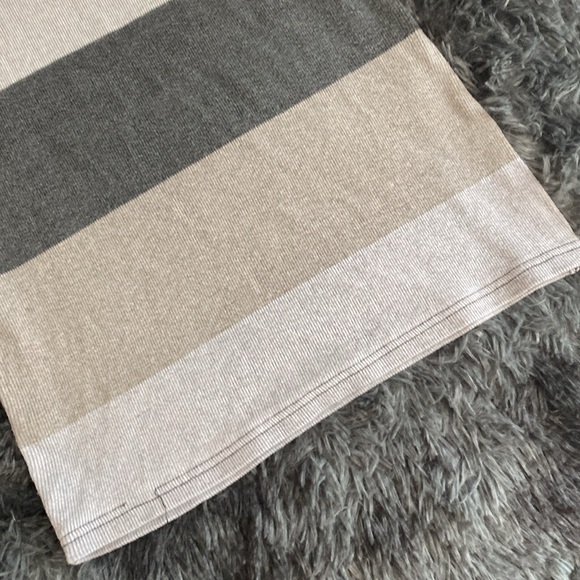 Grey striped ribbed tank top - Picture 4 of 17